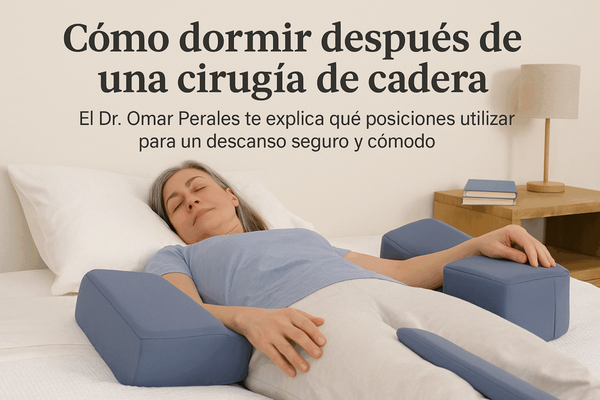 Como dormir después de una cirugía de cadera